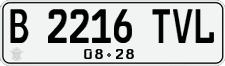 License plate of Indonesia, Regular plates