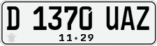 License plate of Indonesia, Regular plates