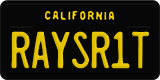 California, Vanity Plates
