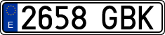 License plates of Spain, Ordinary (2000)