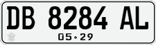 License plate of Indonesia, Regular plates