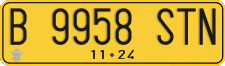 License plate of Indonesia, Commercial vehicles