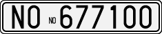 License plate of Italy, Cars (1927 year series)