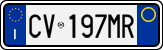 License plate of Italy, Cars (1994 year series)