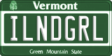 Vermont, Vanity Plates