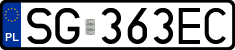 License plates of Poland, Regular car plates