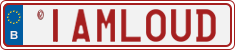 License plate of Belgium, Vanity Plates (2014)