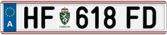 License plate of Austria, Regular plates