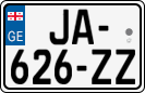 License plate of Georgia, Cars (2014)