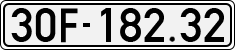 License plate of Vietnam, Cars