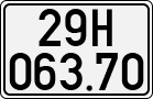 License plate of Vietnam, Cars