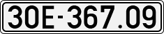 License plate of Vietnam, Cars