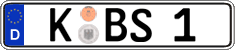 German license plate, Regular plates