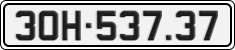 License plate of Vietnam, Cars