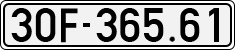 License plate of Vietnam, Cars