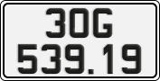 License plate of Vietnam, Cars