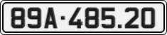 License plate of Vietnam, Cars