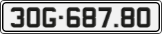 License plate of Vietnam, Cars