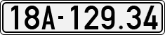 License plate of Vietnam, Cars