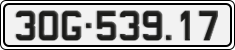 License plate of Vietnam, Cars