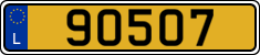 License plate of Luxembourg, Vanity Plates
