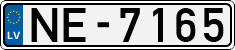 License plate of Latvia, Regular car plates