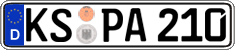 German license plate, Regular plates