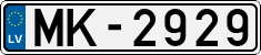 License plate of Latvia, Regular car plates