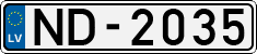License plate of Latvia, Regular car plates
