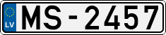 License plate of Latvia, Regular car plates