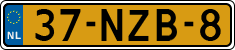 License plate of the Netherlands, Cars