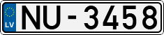 License plate of Latvia, Regular car plates