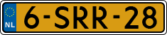 License plate of the Netherlands, Cars