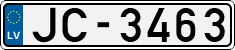 License plate of Latvia, Regular car plates