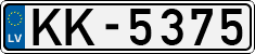 License plate of Latvia, Regular car plates