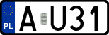 License plates of Poland, Regular car plates