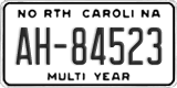 North Carolina, Multi Year (AB-12345)
