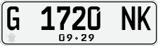 License plate of Indonesia, Regular plates