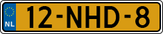 License plate of the Netherlands, Cars