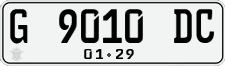 License plate of Indonesia, Regular plates