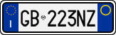License plate of Italy, Cars (1994 year series)