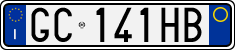 License plate of Italy, Cars (1994 year series)