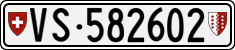 License plate of Switzerland, Cars