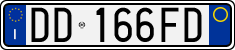 License plate of Italy, Cars (1994 year series)