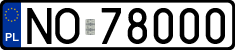 License plates of Poland, Regular car plates