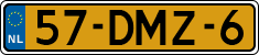 License plate of the Netherlands, Military