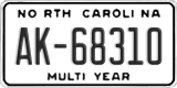 North Carolina, Multi Year (AB-12345)