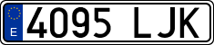 License plates of Spain, Ordinary (2000)