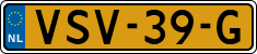 License plate of the Netherlands, Light Commercial Vehicles (1994 system)