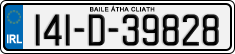 License plate of Ireland, Regular plates